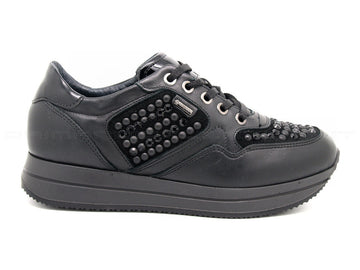 Igi&co scarpe stringate goretex donna nero