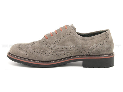 Igi & co stringate camoscio uomo grigio
