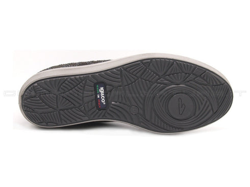 Igi&co sneakers alte zeppa interna donna grigio