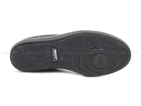 Igi&co sneakers con microborchie donna nero