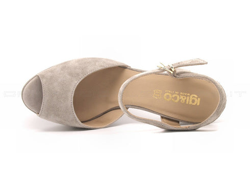 Igi&co sandali cinturino donna tortora