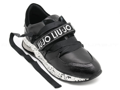 Liu jo sneakers con strappo karlie 03 donna nero