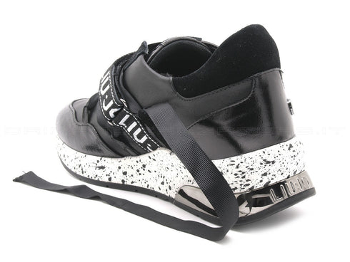 Liu jo sneakers con strappo karlie 03 donna nero