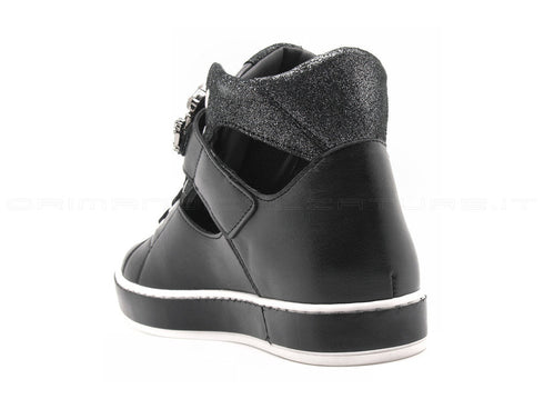 Liu jo sneakers alta jourdan donna nero