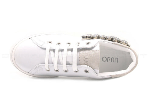 Liu jo sneakers bassa jourdan donna bianco