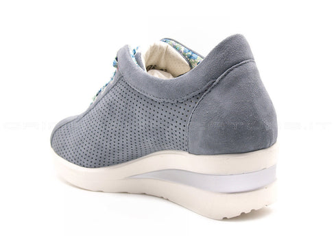 Melluso walk scarpe stringate donna blu