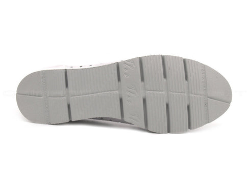 Melluso ballerine con zeppa donna grigio