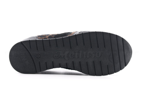 Melluso walk techno slip on donna nero
