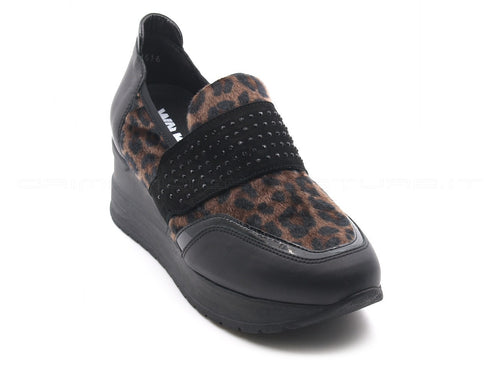 Melluso walk techno slip on donna nero