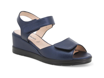 Melluso Sandals Comfort 2 Straps with Wedge upper Leather