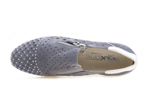 Melluso walk techno slip-on estive donna grigio