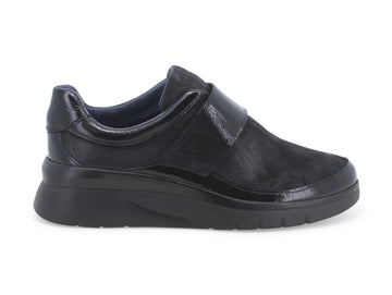 Melluso scarpe strappo comfort donna in pelle nera K55422-217780