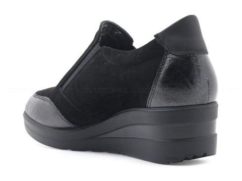 Melluso walk scarpe slip on donna nero