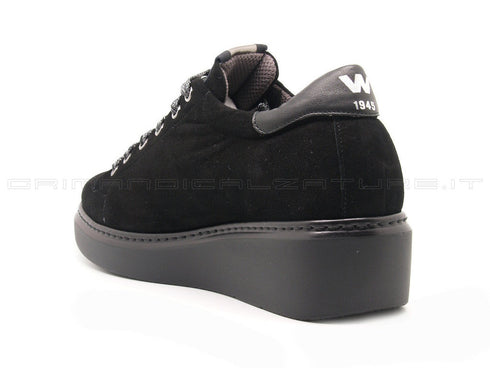 Melluso walk scarpe con ricamo donna nero