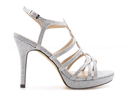 Menbur sandali cerimonia argento donna argento