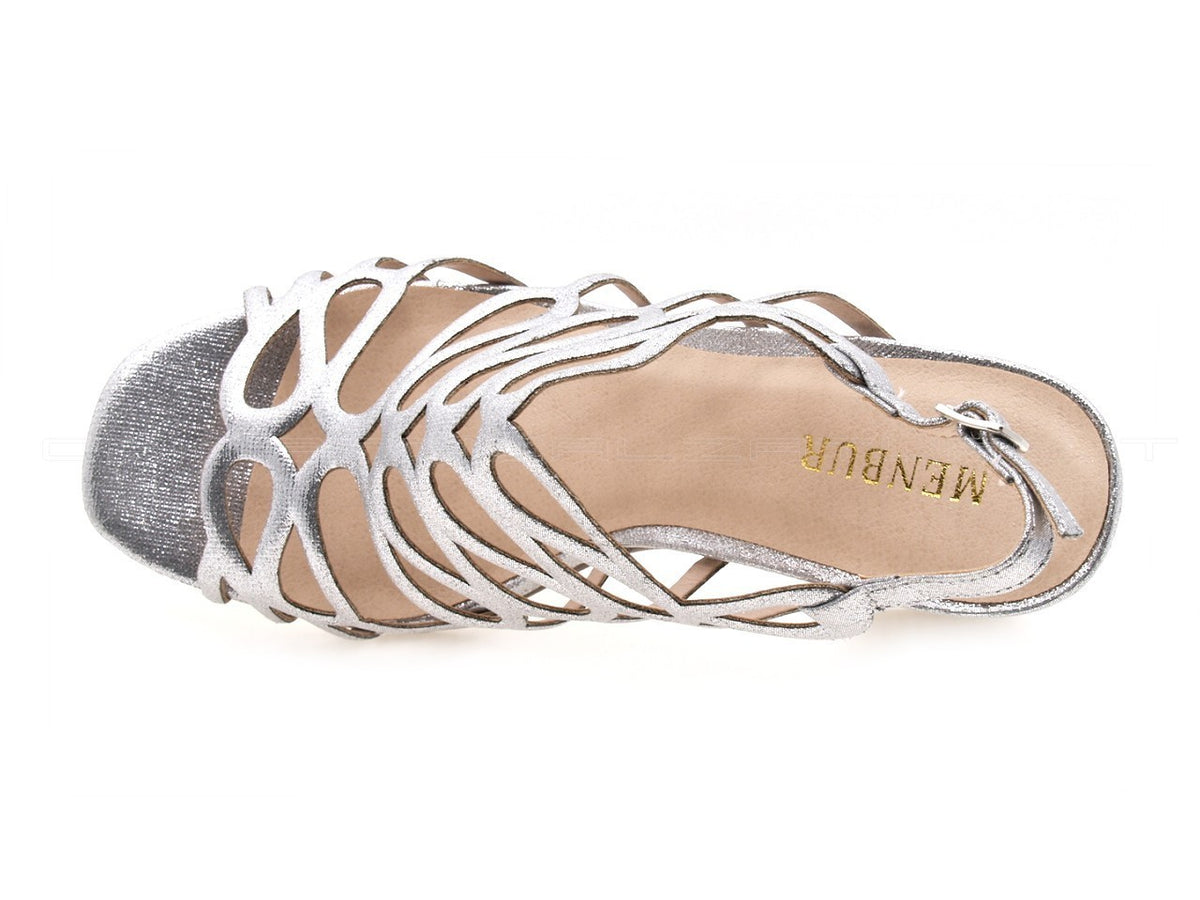 Menbur sandali a fasce da sposa Grimandi calzature shop