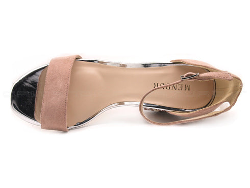 Menbur sandali con cinturino caviglia donna rosa