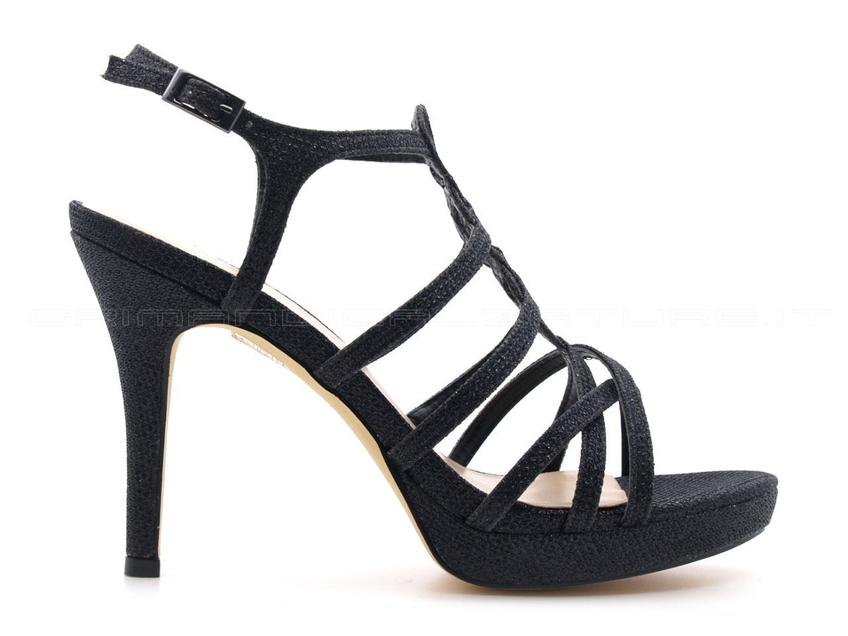 Menbur sandalo cerimonia glitter Grimandi calzature shop