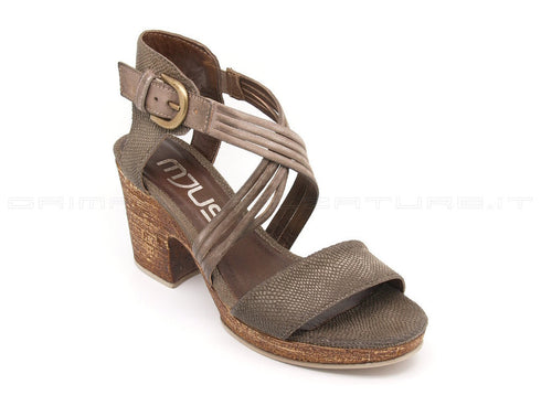 Mjus sandali cinturini donna marrone