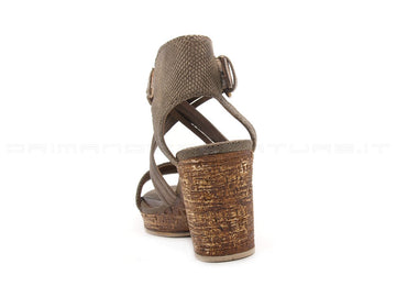 Mjus sandali cinturini donna marrone