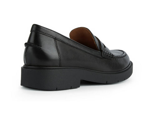 Geox Spherica smooth leather women's loafers