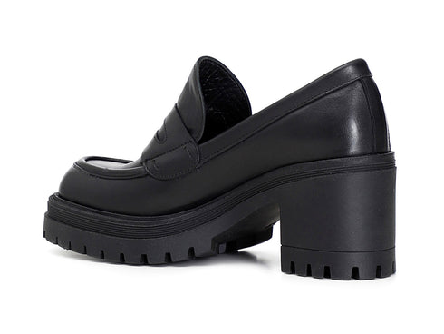 CafèNoir mocassini carrarmato tomaia pelle