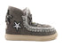 Mou sneakers mini eskimo con stelle donna grigio