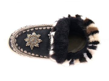 Mou sneakers mini eskimo star patch donna nero