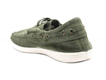 Natural world eco scarpe kaki uomo kaki