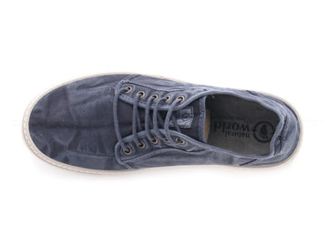 Natural world eco scarpe estive lacci uomo blu