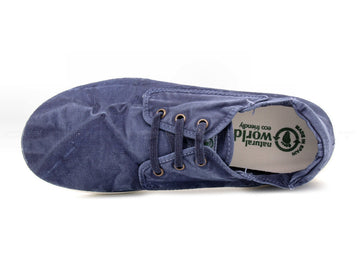Natural world eco scarpe estive uomo blu