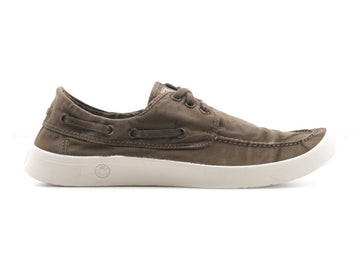 Natural world eco scarpe barca estive uomo marrone