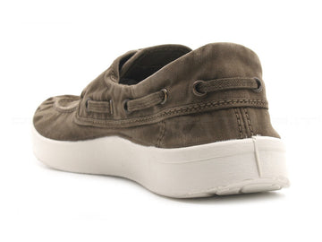 Natural world eco scarpe barca estive uomo marrone