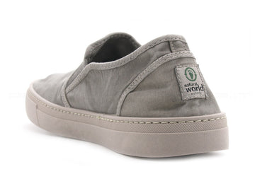 Natural world eco slip-on estiva uomo grigio
