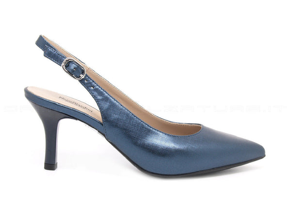 Nero giardini chanel punta sfilata donna blu