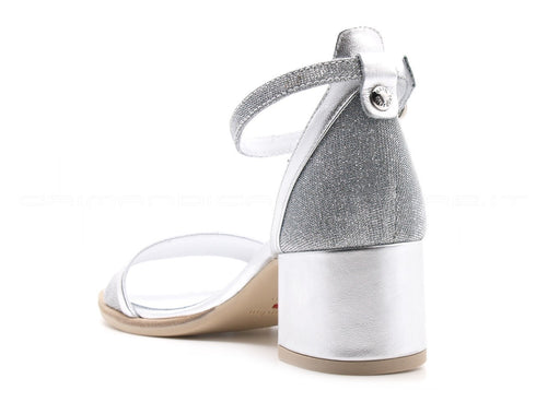 Nero giardini sandalo cinturino caviglia donna grigio