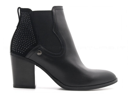 Nero giardini tronchetti stile texano donna nero