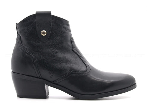 Nero giardini stivaletto texano donna nero