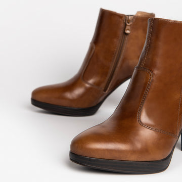 NeroGiardini women's leather high heel ankle boots