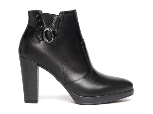 Nero Giardini tronchetti tacco alto donna I205040d-100 neri