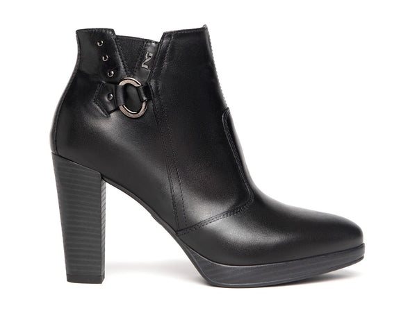 Nero Giardini tronchetti tacco alto donna I205040d-100 neri