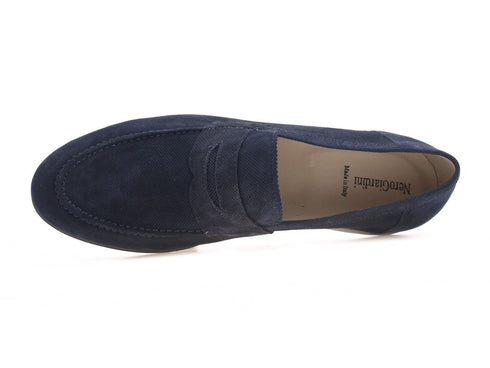 Nerogiardini mocassini uomo blu