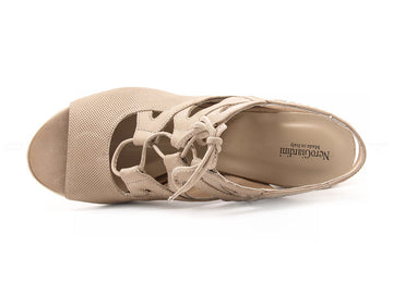 Nero giardini sandalo con stringa donna beige