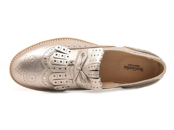 Nero giardini scarpe con frangia donna bronzo