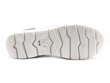 Nerogiardini sneakers uomo con zip uomo grigio