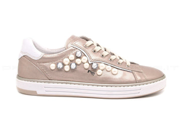Nero giardini sneakers con perle donna rosa