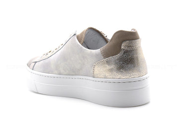 Nero giardini sneakers pelle donna beige