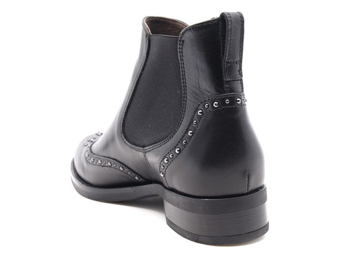 Nero giardini stivaletti con elastici donna nero