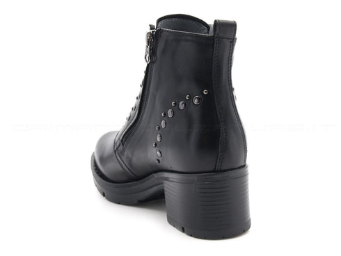 Nero giardini stivaletto donna 2 zip donna nero
