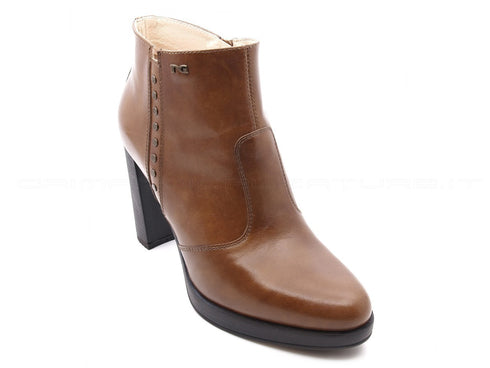 Nero giardini tronchetti donna donna cuoio